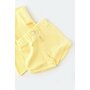 Set tricou cu pantaloni scurti - 100% bumbac organic - Galben, BabyCosy (Marime: 12-18 Luni) - 11