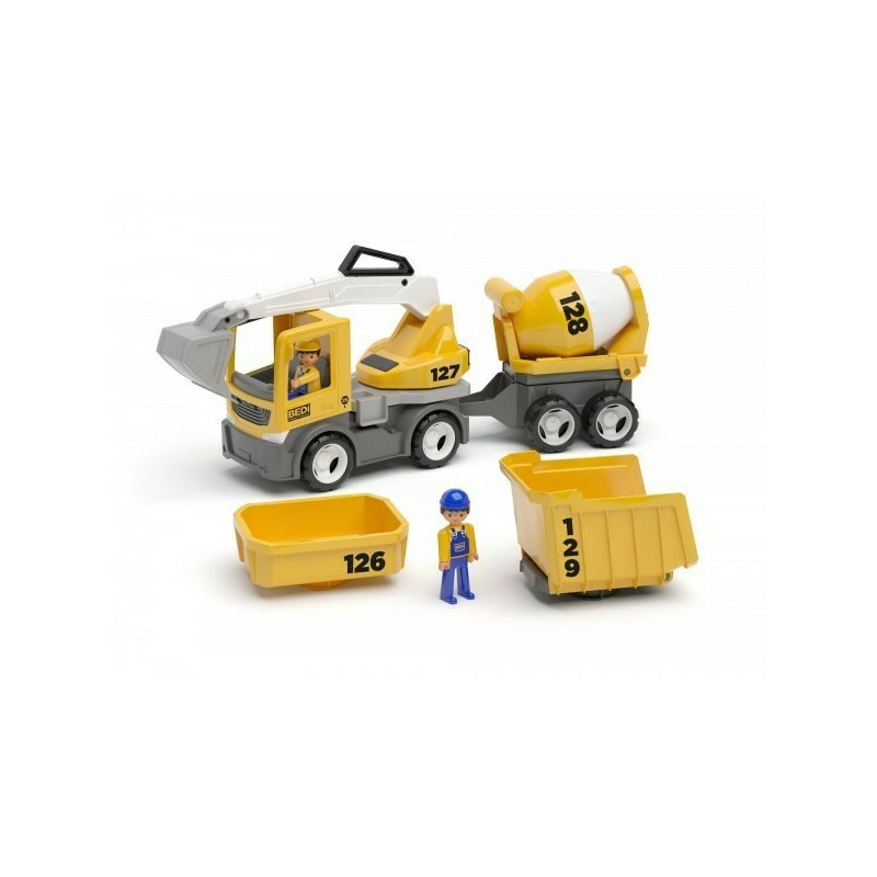 Efko - Set vehicule de constructii Roto , 8 piese