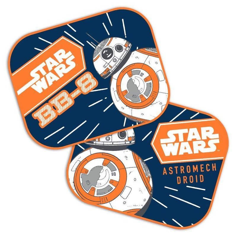 Seven - set 2 parasolare auto star wars - bb8