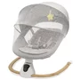 Sezlong balansoar, New Baby, Smart, Pana la 9 kg, Include cronometru si detector de miscare, Cu 5 viteze de leganare, Cu sunete si melodii, Cu 2 jucarii, 0 lun+, Grey - 1