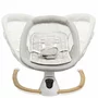 Sezlong balansoar, New Baby, Smart, Pana la 9 kg, Include cronometru si detector de miscare, Cu 5 viteze de leganare, Cu sunete si melodii, Cu 2 jucarii, 0 lun+, Grey - 7