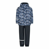 Sharks 110 - Set jacheta+pantaloni impermeabil cu fleece, pentru vreme rece, ploaie si vant - CeLaVi