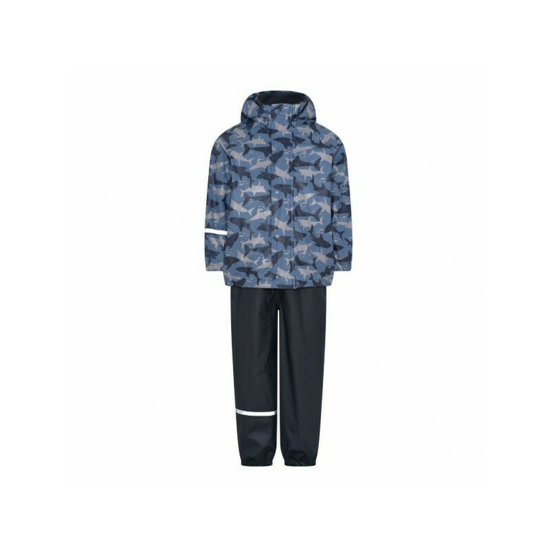 Sharks 120 - Set jacheta+pantaloni impermeabil cu fleece, pentru vreme rece, ploaie si vant - CeLaVi