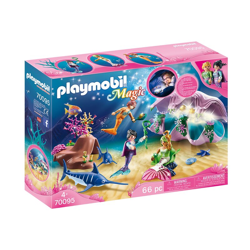 Playmobil - sirene cu cochilie si perle luminate