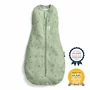 Sistem de infasat si sac de dormit, ErgoPouch, 2 in 1, 0-3 luni, 3-6 kg, TOG 0.2, Bumbac organic, Fermoar bidirectional, Transformabil, Lavabil la masina, Certificat non-toxic, Premiat in Australia, Model Willow, Verde