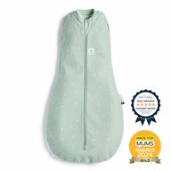 Sistem de infasat si sac de dormit, ErgoPouch, 2 in 1, 0-3 luni, 3-6 kg, TOG 1, Bumbac organic, Fermoar bidirectional, Transformabil, Lavabil la masina, Certificat non-toxic, Premiat in Australia, Verde
