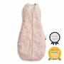 Sistem de infasat si sac de dormit, ErgoPouch, 2 in 1, 3-6 luni, 6-8 kg, TOG 1, Bumbac organic, Fermoar bidirectional, Transformabil, Lavabil la masina, Certificat non-toxic, Premiat in Australia, Roz - 1