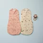 Sistem de infasat si sac de dormit, ErgoPouch, 2 in 1, 3-6 luni, 6-8 kg, TOG 2.5, Bumbac organic, Fermoar bidirectional, Transformabil, Lavabil la masina, Certificat non-toxic, Premiat in Australia, Model Elephant Parade - 2