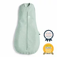 Sistem de infasat si sac de dormit, ErgoPouch, 2 in 1, 6-12 luni, 8-10 kg, TOG 0.2, Bumbac organic, Fermoar bidirectional, Transformabil, Lavabil la masina, Certificat non-toxic, Premiat in Australia, Verde