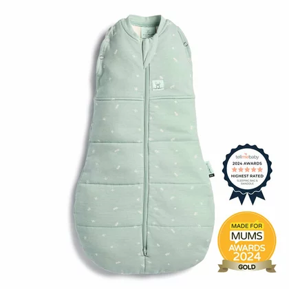 Sistem de infasat si sac de dormit, ErgoPouch, 2 in 1, 6-12 luni, 8-10 kg, TOG 2.5, Bumbac organic, Fermoar bidirectional, Transformabil, Lavabil la masina, Certificat non-toxic, Premiat in Australia, Model Sage