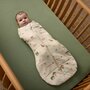 Sistem de infasat si sac de dormit, ErgoPouch, 2 in 1, 6-12 luni, 8-10 kg, TOG 2.5, Bumbac organic, Fermoar bidirectional, Transformabil, Lavabil la masina, Certificat non-toxic, Premiat in Australia, Model savana, Crem - 3