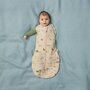 Sistem de infasat si sac de dormit, ErgoPouch, 2 in 1, 6-12 luni, 8-10 kg, TOG 2.5, Bumbac organic, Fermoar bidirectional, Transformabil, Lavabil la masina, Certificat non-toxic, Premiat in Australia, Model savana, Crem - 6