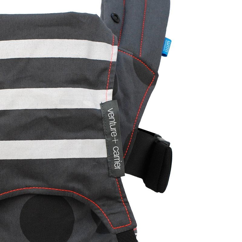 We made me - sistem de purtare venture charcoal grey/black zigag