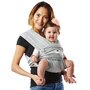 Baby K'tan - Sistem purtare Baby Carrier Original Cotton, Heather Grey, Marimea M - 3