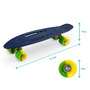 Skateboard copii, Qkids, Galaxy - Lemon - 2