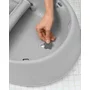 Cadita inteligenta, Skip Hop, Multifunctionala, Cu suport detasabil, Pentru 3 etape de crestere, 2 doua pozitii ergonomice, Antiderapanta, Fara PVC si ftalati, 0 luni+, 70 x 48 x 29 cm, Gri - 7
