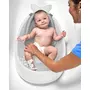 Cadita inteligenta, Skip Hop, Multifunctionala, Cu suport detasabil, Pentru 3 etape de crestere, 2 doua pozitii ergonomice, Antiderapanta, Fara PVC si ftalati, 0 luni+, 70 x 48 x 29 cm, Alb/Gri - 2