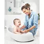 Cadita inteligenta, Skip Hop, Multifunctionala, Cu suport detasabil, Pentru 3 etape de crestere, 2 doua pozitii ergonomice, Antiderapanta, Fara PVC si ftalati, 0 luni+, 70 x 48 x 29 cm, Alb/Gri - 9