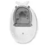 Cadita inteligenta, Skip Hop, Multifunctionala, Cu suport detasabil, Pentru 3 etape de crestere, 2 doua pozitii ergonomice, Antiderapanta, Fara PVC si ftalati, 0 luni+, 70 x 48 x 29 cm, Alb/Gri - 11