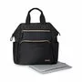 Geanta pentru scutece, Skip Hop, Tip rucsac, Cu deschidere larga, Cu multiple buzunare, Curele reglabile, 36 x 37 x 16 cm, Negru - 1