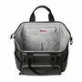 Geanta pentru scutece, Skip Hop, Tip rucsac, Cu deschidere larga, Cu multiple buzunare, Curele reglabile, 36 x 37 x 16 cm, Negru - 6