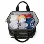 Geanta pentru scutece, Skip Hop, Tip rucsac, Cu deschidere larga, Cu multiple buzunare, Curele reglabile, 36 x 37 x 16 cm, Negru - 7