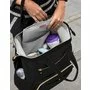 Geanta pentru scutece, Skip Hop, Tip rucsac, Cu deschidere larga, Cu multiple buzunare, Curele reglabile, 36 x 37 x 16 cm, Negru - 8