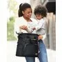 Geanta pentru scutece, Skip Hop, Tip rucsac, Cu deschidere larga, Cu multiple buzunare, Curele reglabile, 36 x 37 x 16 cm, Negru - 9