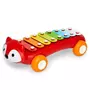 Jucarie muzicala, Skip Hop, Explore&More, Xilofon, Transformabila in jucarie de tras, Cu 8 clape si ciocanel cu loc de depozitare, Fara PVC si ftalati, 39x15x10 cm, 12 luni+, Multicolor - 1
