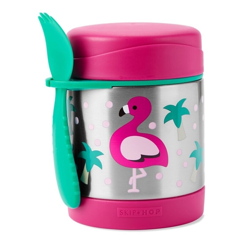 Skip hop - recipient flamingo pentru mancare zoo