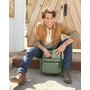 Rucsac pentru mamici, Skip Hop Compartimentat, Matlasat, Cu multiple buzunare, Include 2 gentute mai mici pentru depozitare si salteluta de infasat, 41x20x36 cm, Verde - 10