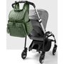 Rucsac pentru mamici, Skip Hop Compartimentat, Matlasat, Cu multiple buzunare, Include 2 gentute mai mici pentru depozitare si salteluta de infasat, 41x20x36 cm, Verde - 12