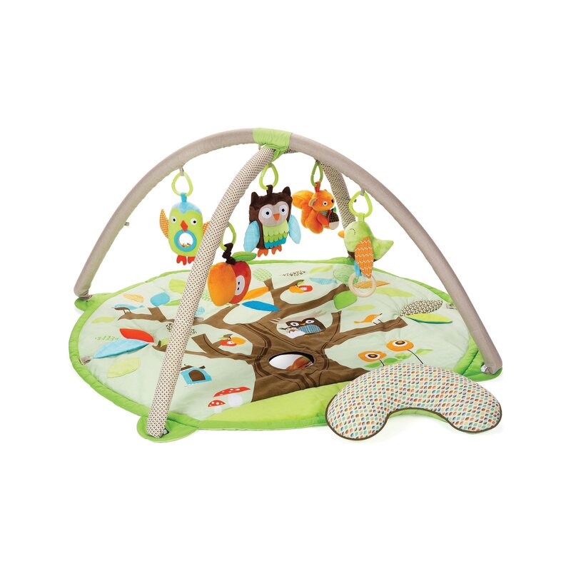 Skip hop - salteluta interactiva treetop friends, 91x91 cm