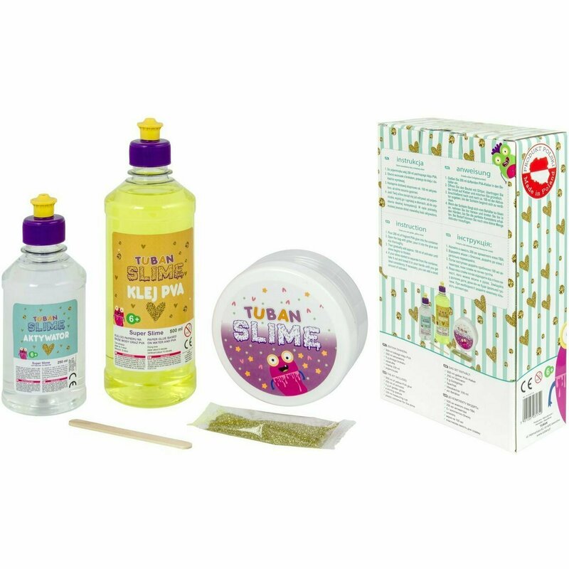Tuban - slime set xl diy – stralucire aurie tu3174