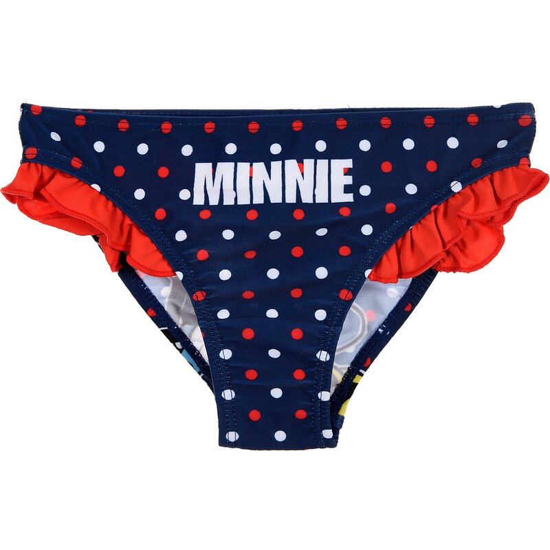 Suncity - slipi baie cu volanase minnie et1805 albastru/rosu/buline_4 ani (104 cm)