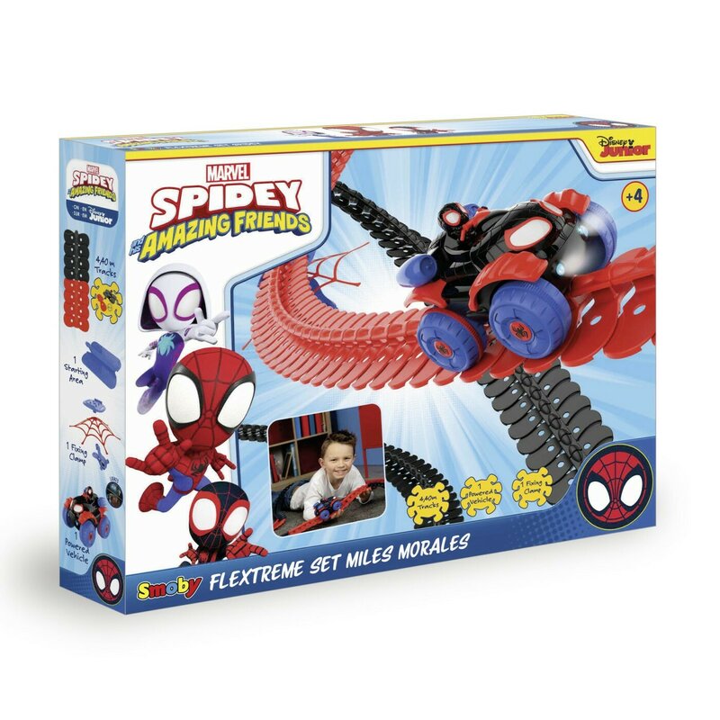 SMOBY SPIDEY CIRCUIT FLEXTREME SET MILES MORALES