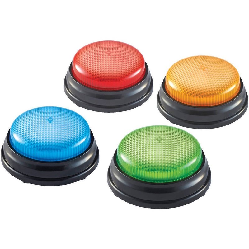 Learning resources - sonerii cu lumini si sunete pentru raspuns set 4 buc