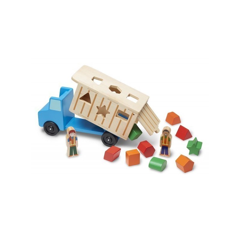 Melissa & doug - sortator de forme masina de curatenie - melissa and doug