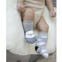 Sosete cu accesoriu dentitie BabyJem Teether Socks (Culoare: Gri) - 7