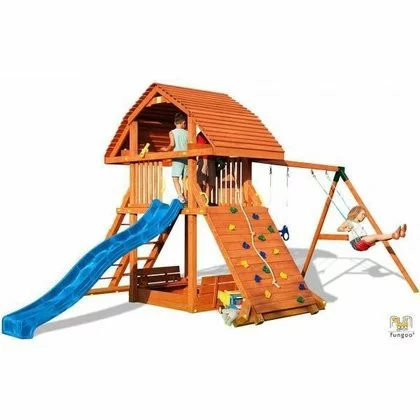 Fungoo - Spatiu de joaca Giant cu leagane