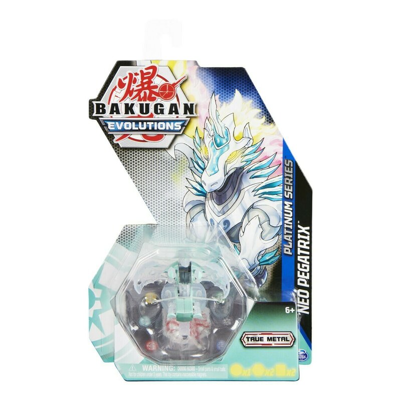 Spin master - BAKUGAN S4 FIGURINA METALICA NEO PEGATRIX ALB