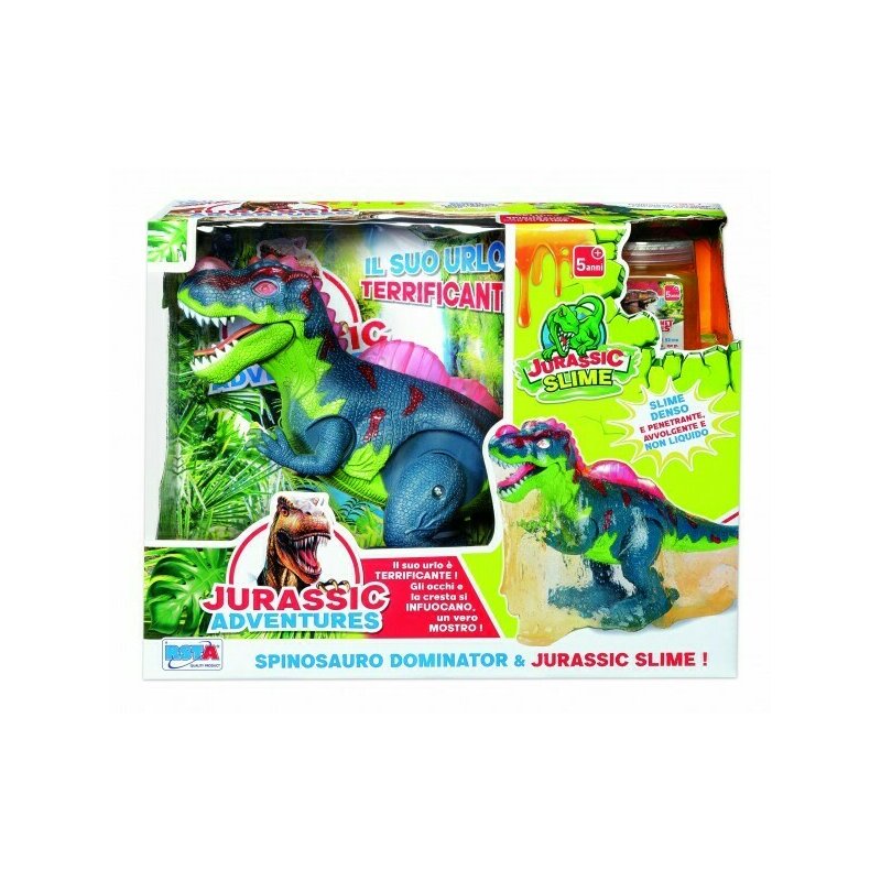 Rs toys - spinozaur cu slime jurassic