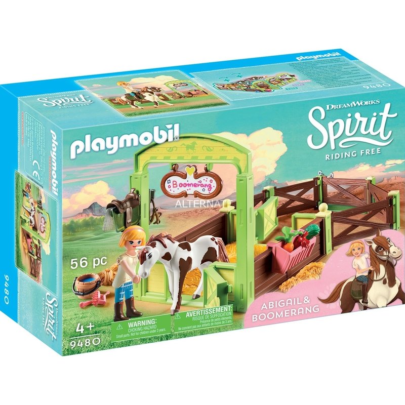 Playmobil - Spirit - Spatiu ingrijire cai Abigail & Boomerang