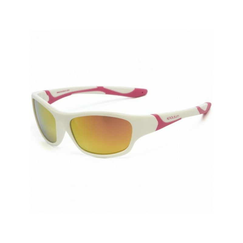 Sport 3/8 ani - White Hot Pink - Ochelari de soare pentru copii - Koolsun