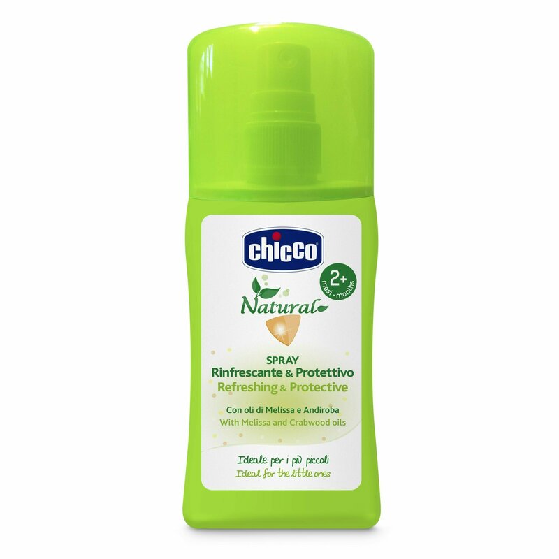 Chicco - spray revigorant pentru protectie naturala, ulei melissa si andiroba, 100ml, 2luni+