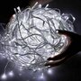 Springos - Instalatie luminoasa de Craciun cu 500 leduri, 23 m, 8 functii, exterior/interior, tip perdea de turturi albi, lumina rece - 4