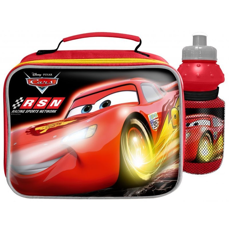 Gentuta izoterma Disney Cars pentru alimente cu sticla de apa