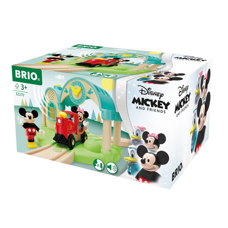 Brio - statie de tren , mickey mouse