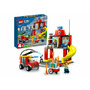 Lego - Statie si masina de pompieri - 1