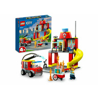 Lego - Statie si masina de pompieri